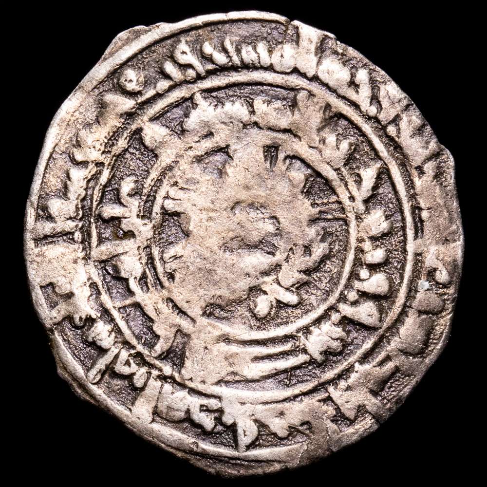 Califato Fatimí – Ma’ad al-Mu’izz li-Din Il-lah . Dirham. (1,32 g.). Mansuriya. 357 H. NICOL-45I. MBC.