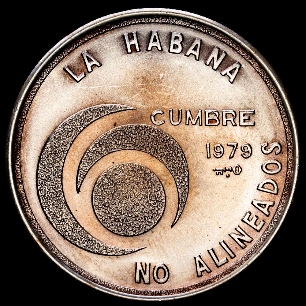 Cuba. 20 Pesos. (25.85 g.). La Habana. 1979. KM-44. XF+.