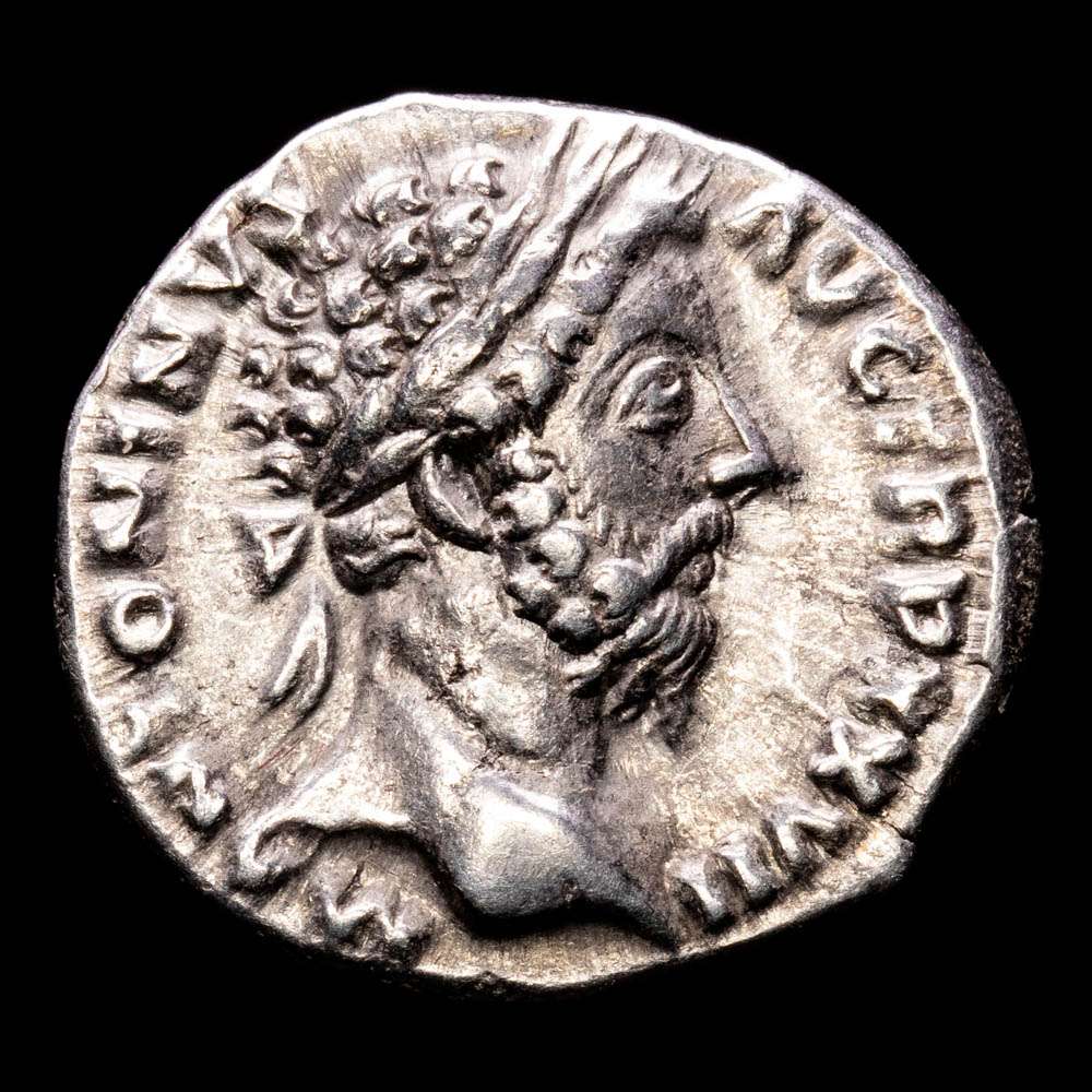 Marco Aurelio Denario 161-180 d.C. Roma RIC-282 3,22 g IMP VI-COS III MBC+