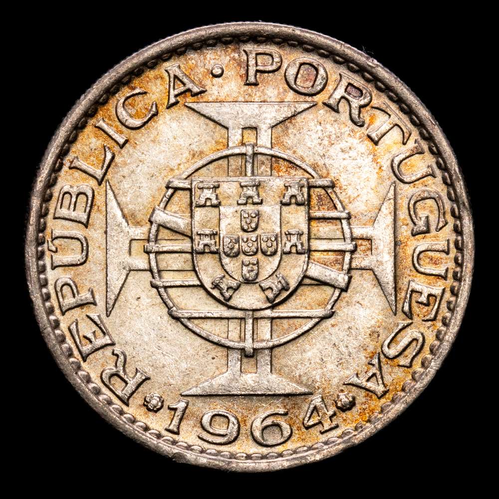 República Portuguesa – Timor. 10 Escudos. (7,07 g.). Timor. 1964. KM-16. UNC-.