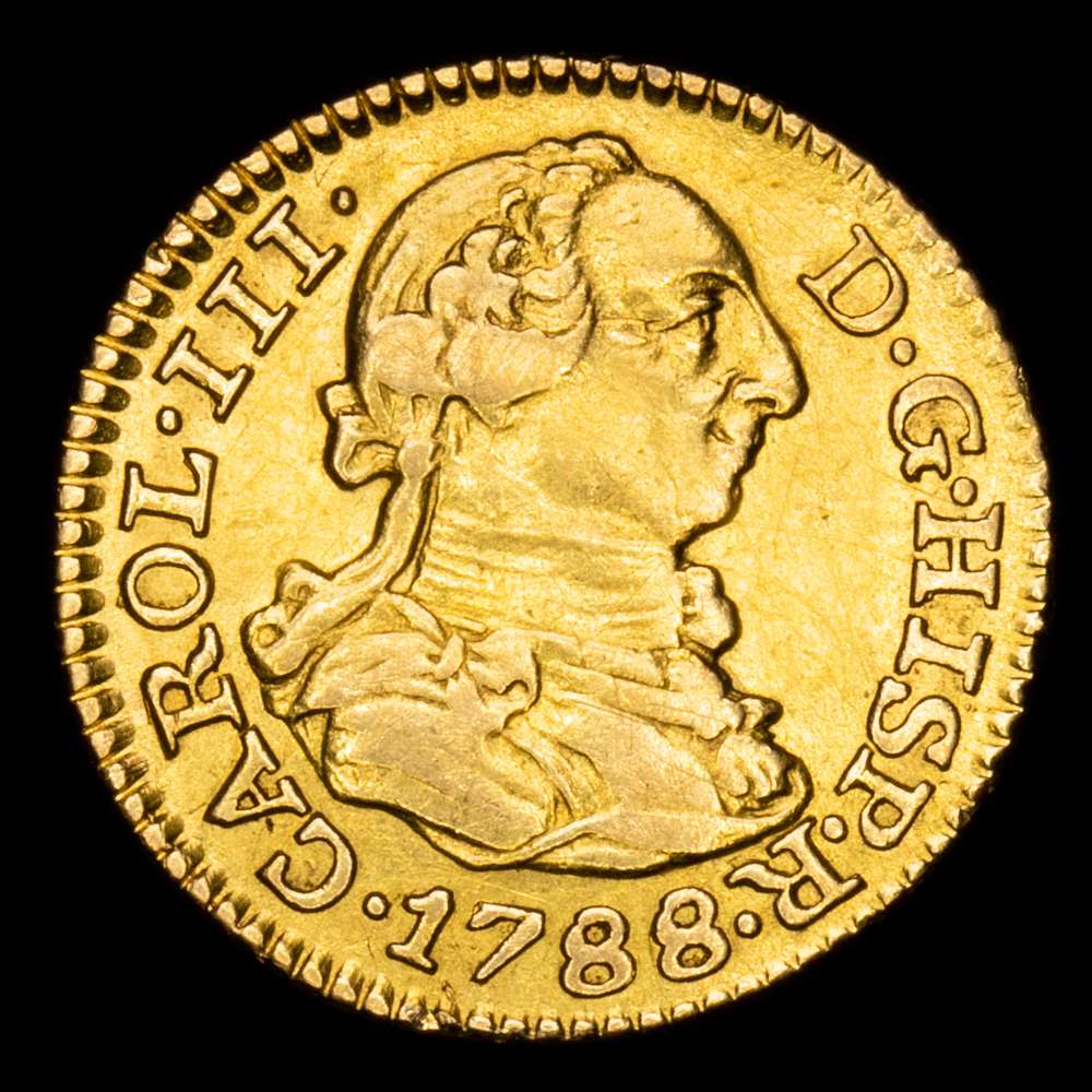 Carlos III. 1/2 Escudo. (1,67g.). Madrid. 1788. Ensayador M. AC-1286. VF.