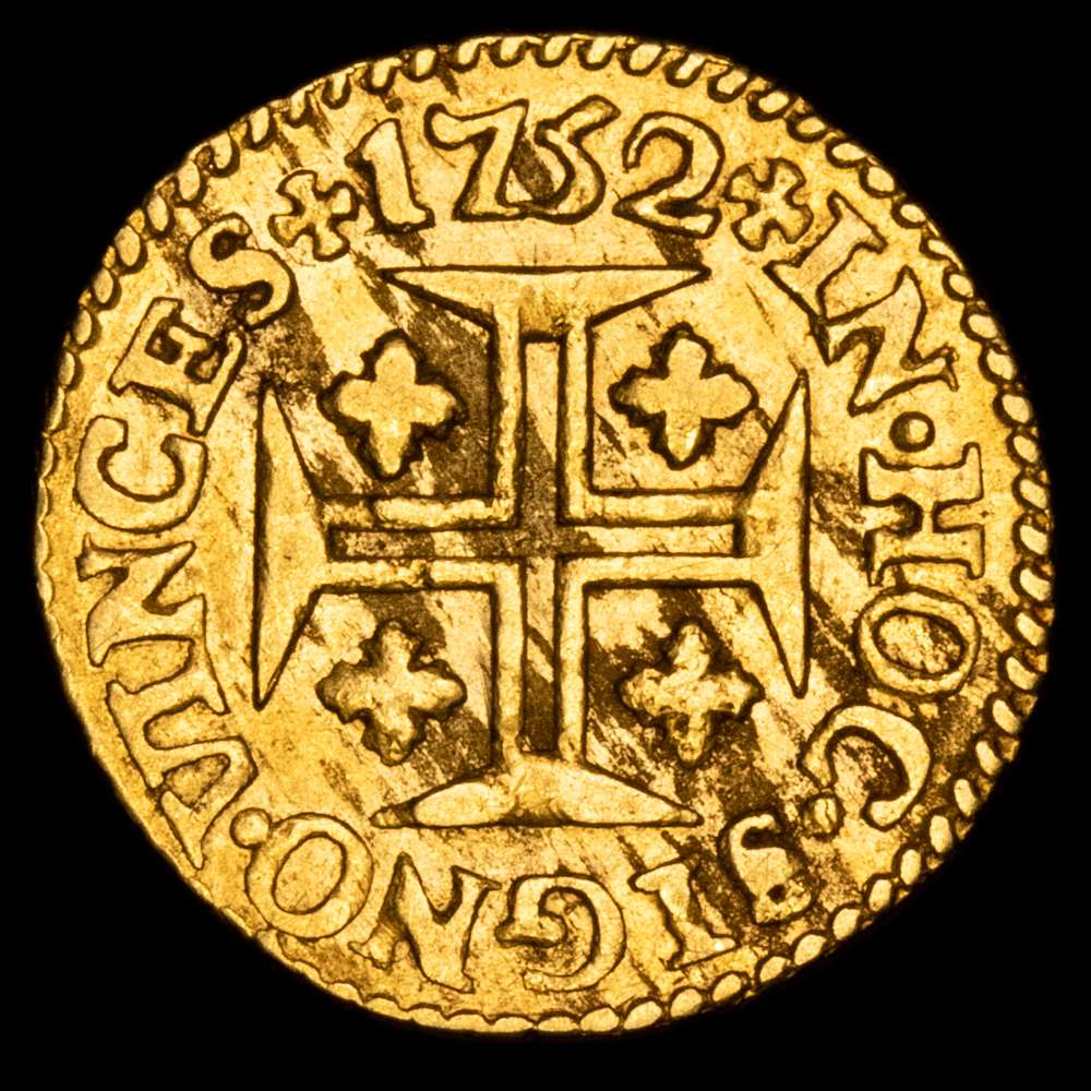 Portugal – Joseph I. 400 Reis. (1,02g.). Lisboa. 1752. FRIT-106. VF.