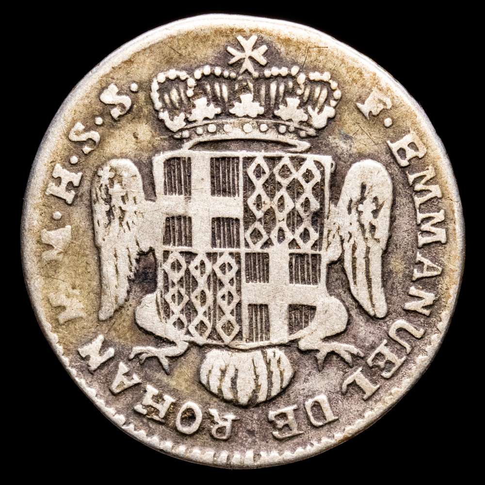 Fernando VII. 2 Reales. (4,44 g.). Caracas. 1818. Ensayador B·S. Aureo y Calicó-740. MBC+. Leones y castillos sin F·/ en anverso