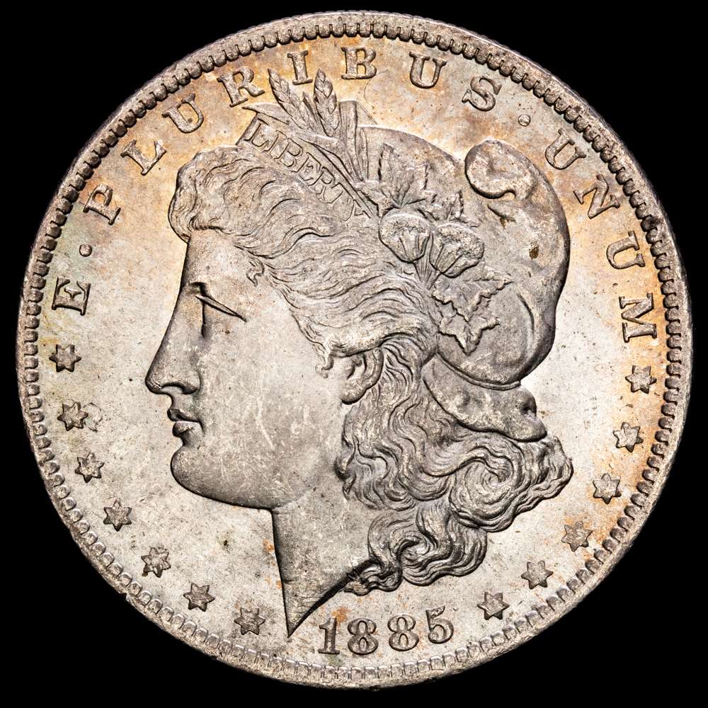 Estados Unidos. Dollar. (26,76g.). Orlando. 1885-O. KM-110. XF+.