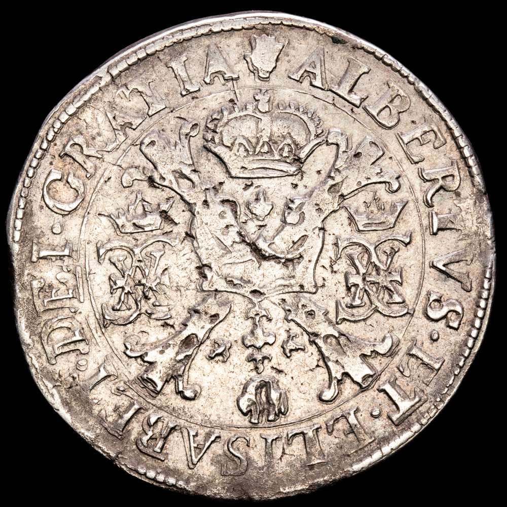 Spanish Netherlands – Albert & Isabel. Patagon. (27,6g.). Amberes. 1616. DV-4433. MBC+. Excelente condición.