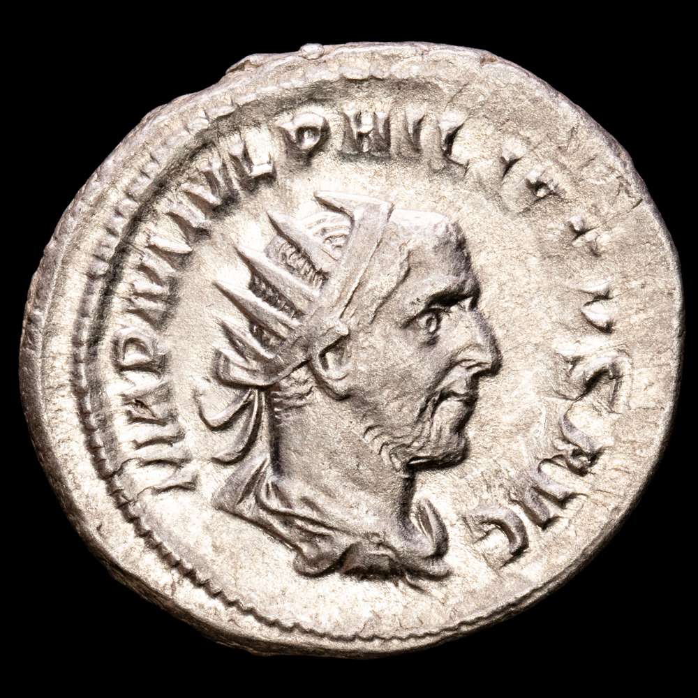 Philip I. Antoniniano. (4,32 g.). Roma. 244-247 d.C.. RIC-IV-280. EBC. Restos de brillo original.