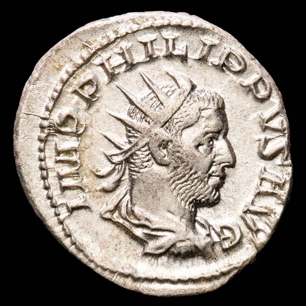 Filipo I. Antoninano. (4,34 g.). Roma. 244-249 d.C.. RIC-255. EBC. Restos de brillo original. R: SAECVLVM NOVVM