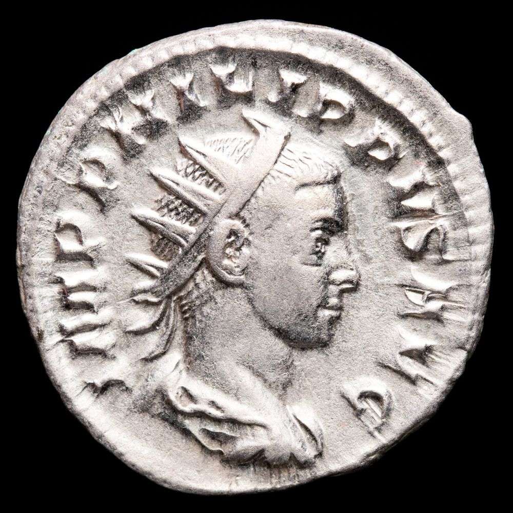 Filipo II. Antoniniano. (3,74 g.). Roma. 247-248 d.C. PAX AETERNA. RIC-231c. EBC+.