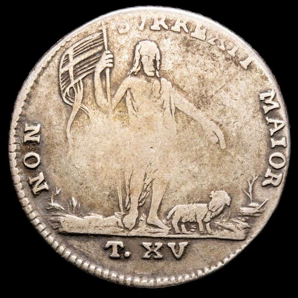 Malta – Emmanuel Pinto. 15 Tari (14,48 g.). 1772. KM-258. MBC