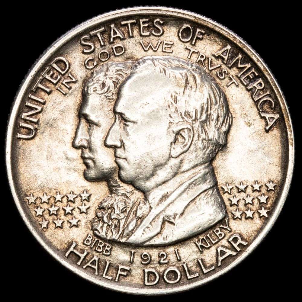 Estados Unidos. 1/2 Dolar (12,40 g.). Alabama. 1921. KM-148. XF-.