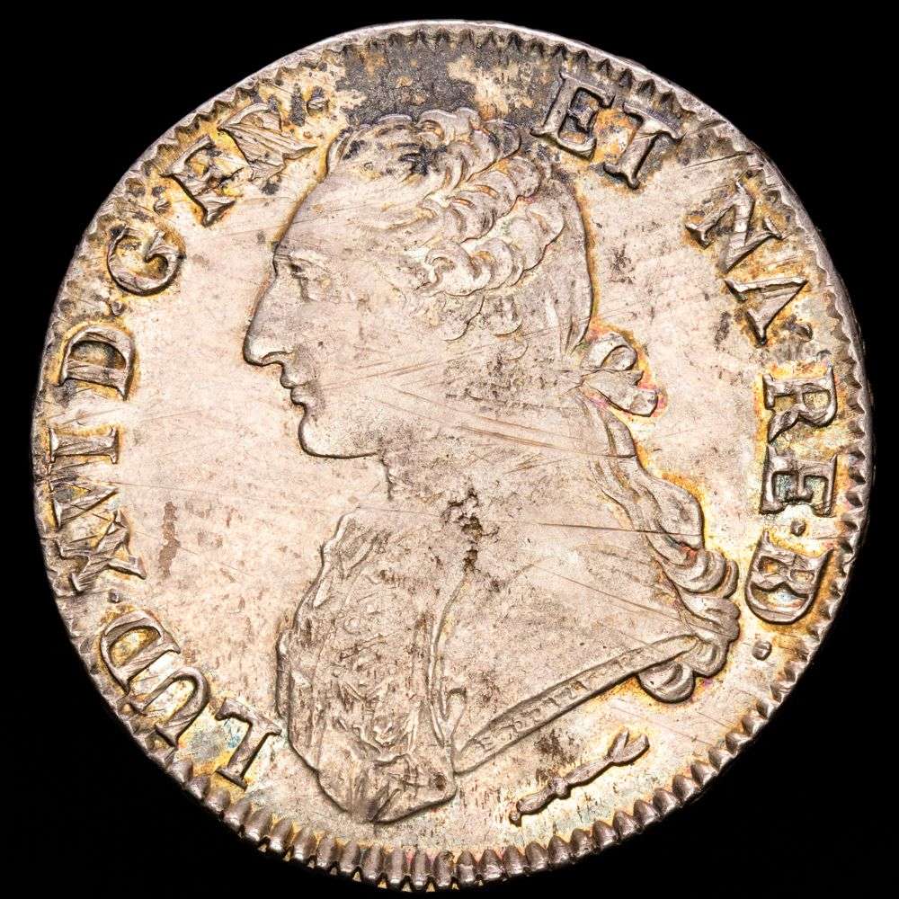 Francia. Luis XVI. 1 Ecu (29,11 g.). Pau. 1784. G-356A. XF.