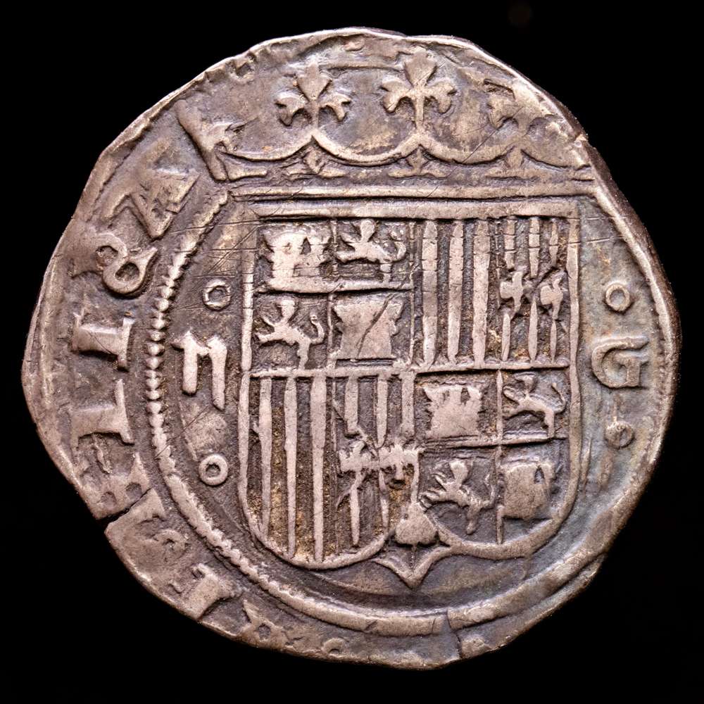 Fernando e Isabel. 2 Reales. (6,76 g.). Granada. (1474-1504). Ensayador R. Aureo y Calicó-499. MBC.
