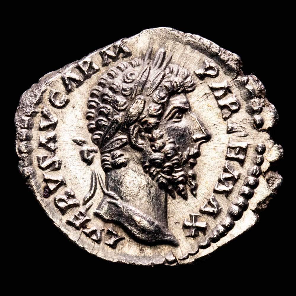 Lucio Vero Denario 161-169 d.C. Roma RIC-555 3,23 g XF+