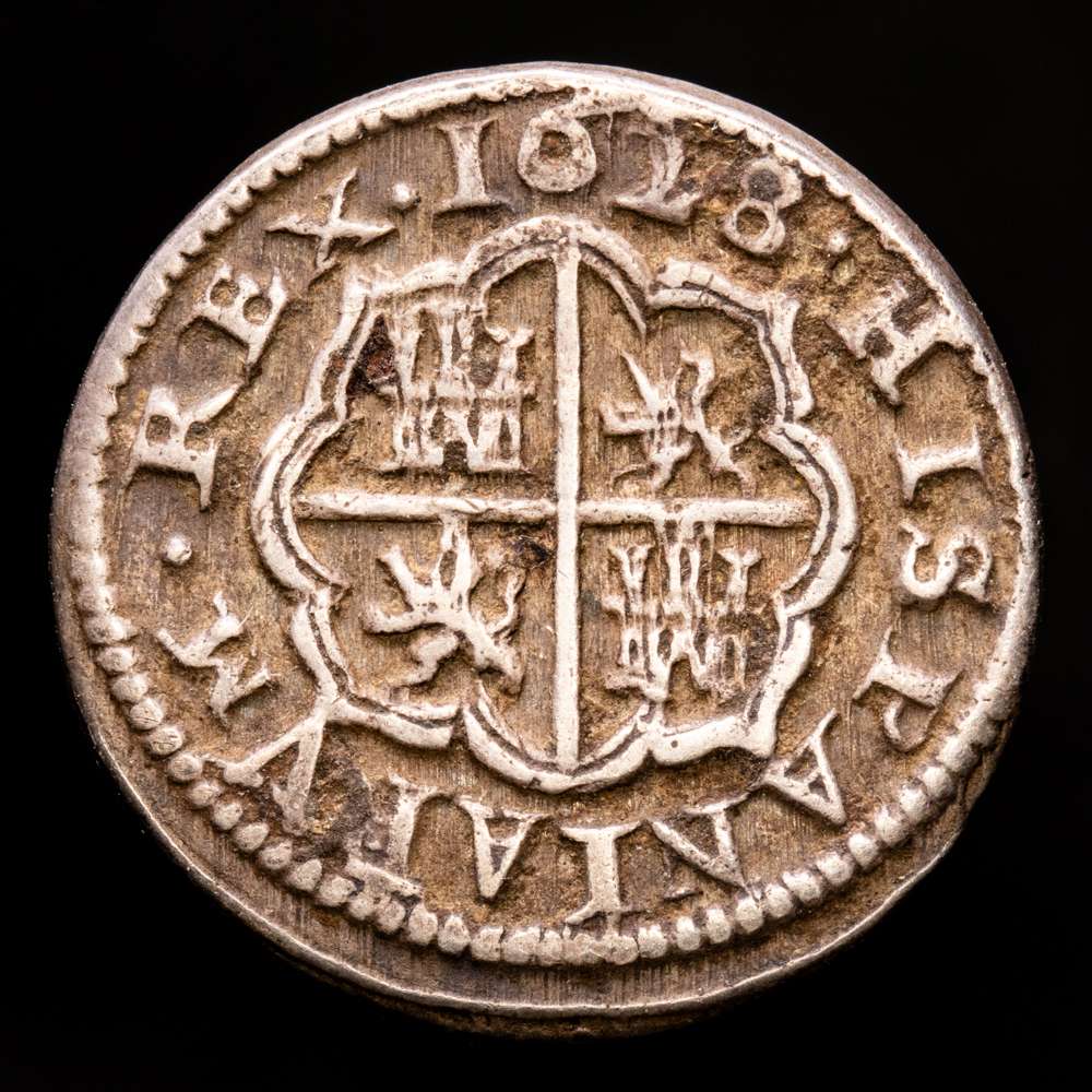 Felipe IV. 1 Real. (3,08 g.). Segovia. 1628. P. AC-788. MBC+. Tono