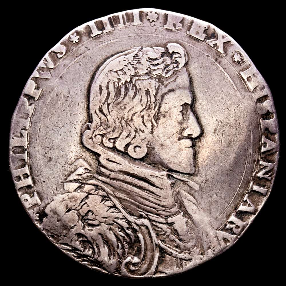 Felipe IV. Ducatón. (26,05 g.). Milano. (1657.). VTI-15. MBC+.