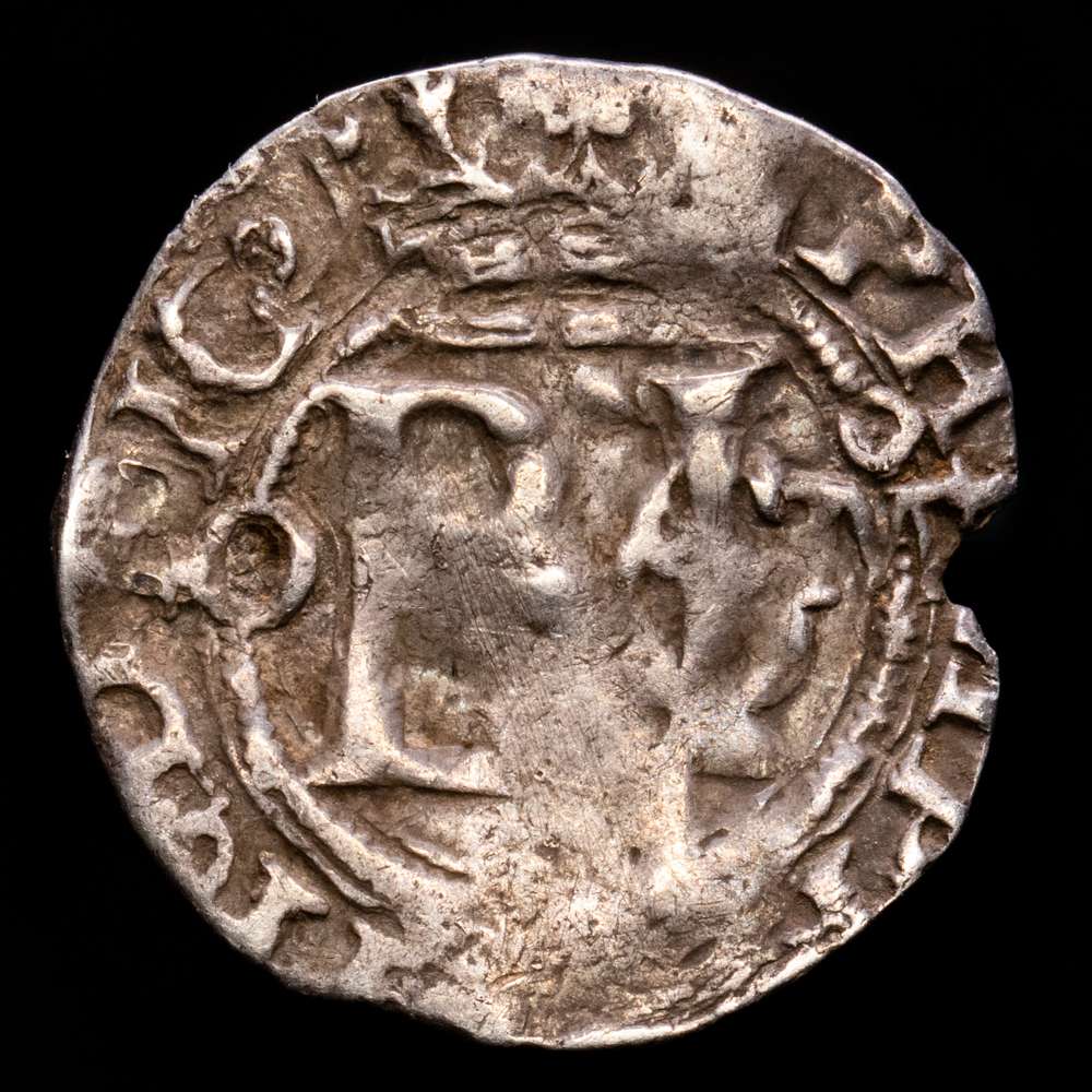 Felipe II. 1/2 Real. (1,2 g.). México. 1556-1598. O. AC-718. MBC-. Escasa