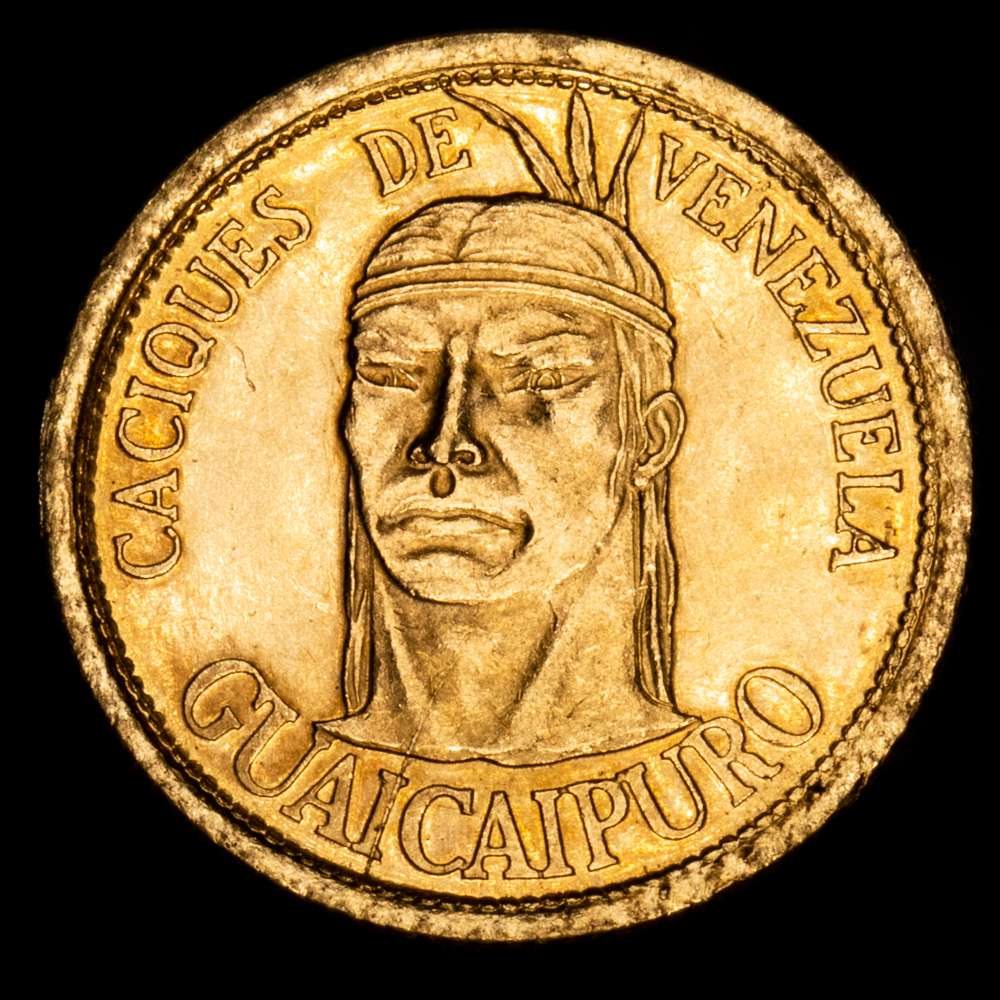 Venezuela. Cacique. (1,48 g.). UNC-.