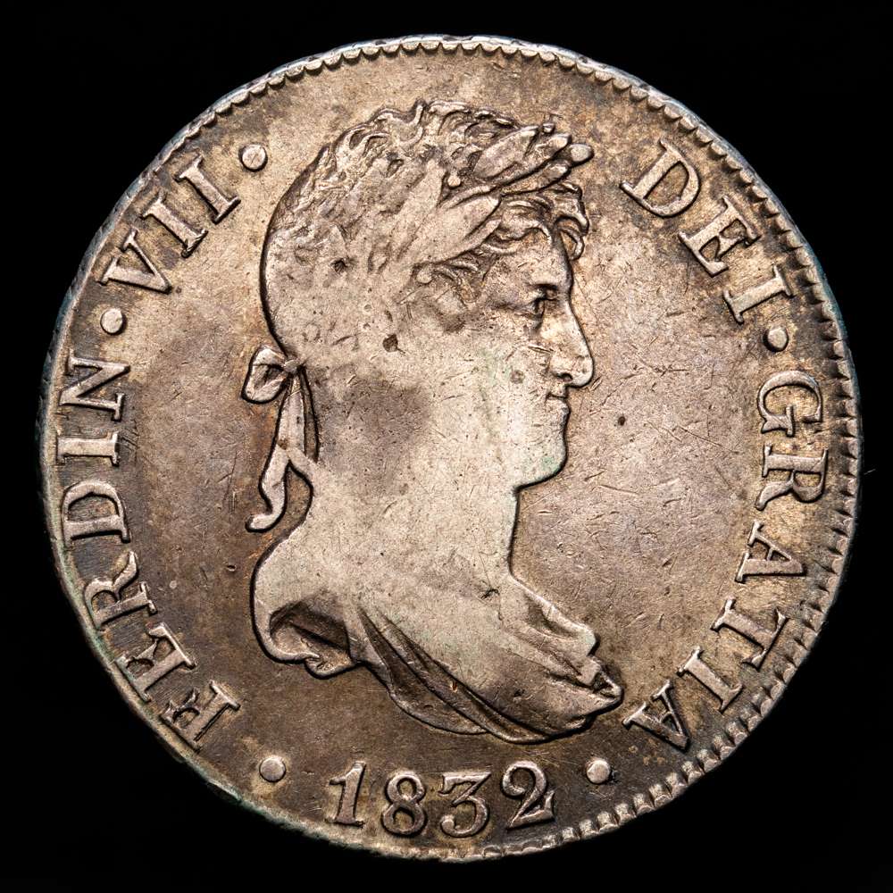 Fernando VII. 4 Reales. (13,22 g.). Sevilla. 1832. J·B. AC-1136. MBC.