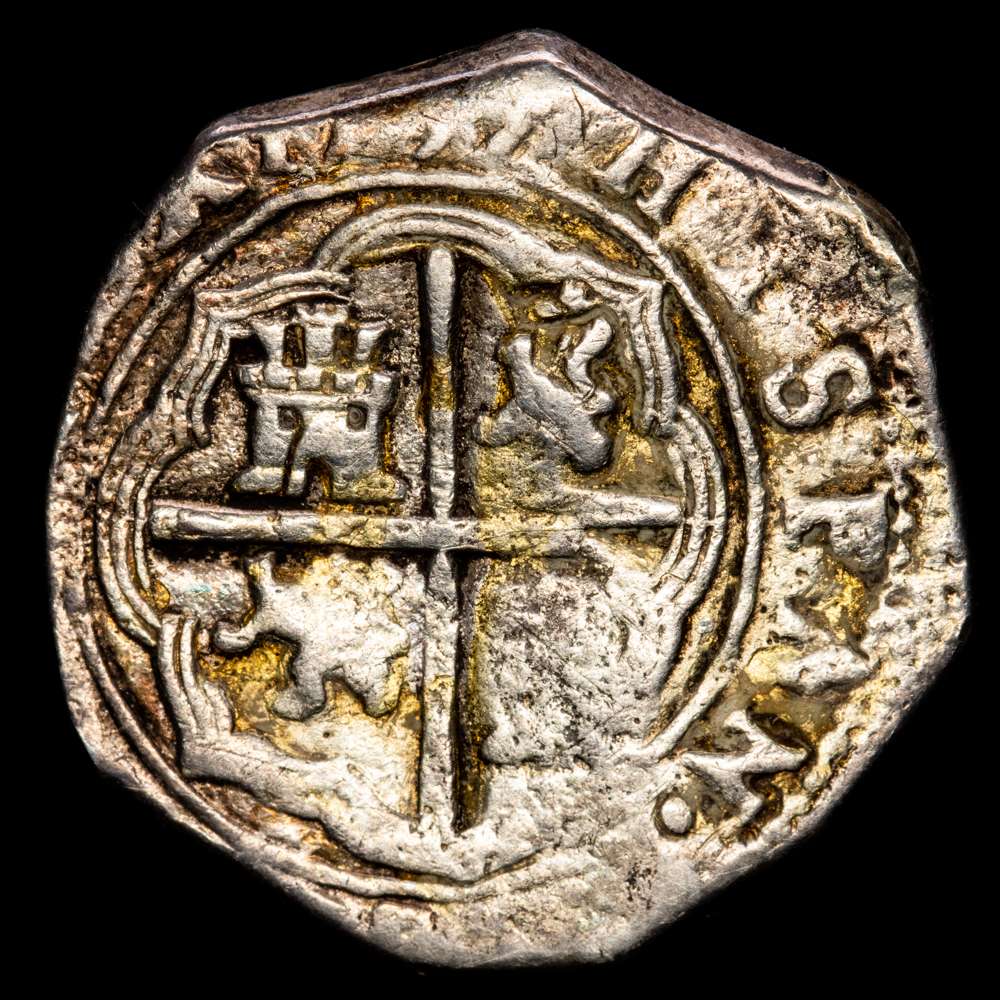 Felipe II. 2 Reales. (6,58 g.). (1556-1598) Sevilla. B. AC-138. MBC. Tipo omnium