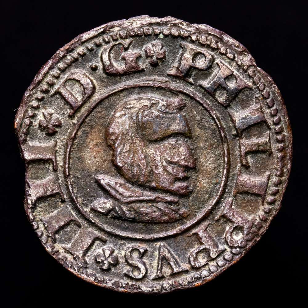 Felipe IV. 8 Maravedis. (1,94 g.). Segovia. 1661. Aureo y Calico-393. MBC+.