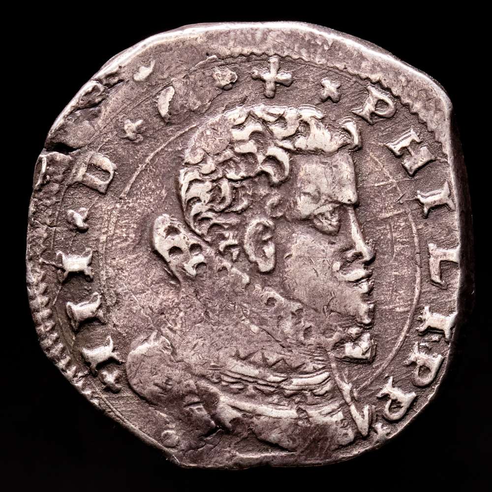 Felipe III. 4 Tari. (10,51 g.). Messina. 1612. VTI-131. MBC+.