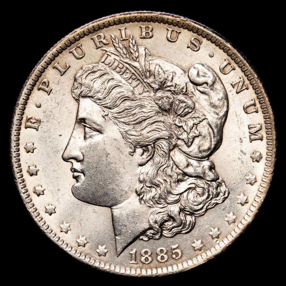 Estados Unidos. Morgan Dollars. 1 dollar. 1885. Nueva Orleans. O. (Km-110). Ag. 26,75 g. EBC+.