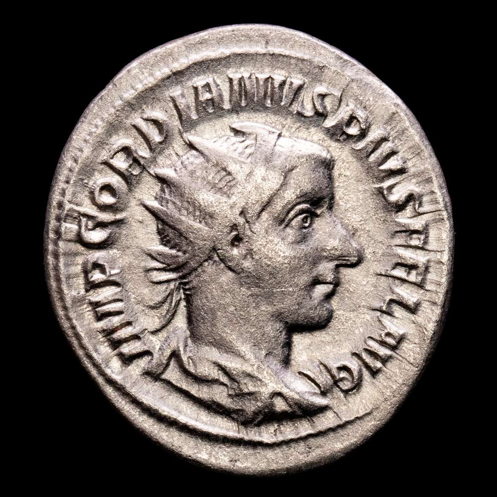 Gordiano III. Antoniniano. 241-243 dC Roma. (Ric-IV 95). (Rsc-404). Ag. 3,16 gramos. MBC+.