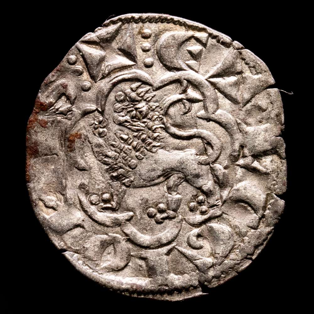 Alfonso X (1252-1284). Coruña. Venera sencilla. Novén. Vellón. 1277. MOMECA 38.A04.1. AB 264. Cy1147 . 0,75 gramos. EBC. Toño. Muy buen y atractivo ejemplar.  Escasa en esta presentación