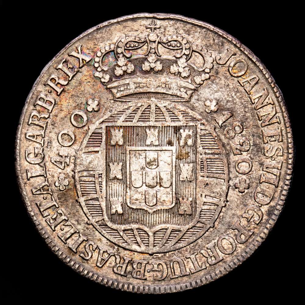 Portugal – Juan VI. 400 Reis. (13,66 g.). Lisboa. 1820. K-358. MBC+. Tono.