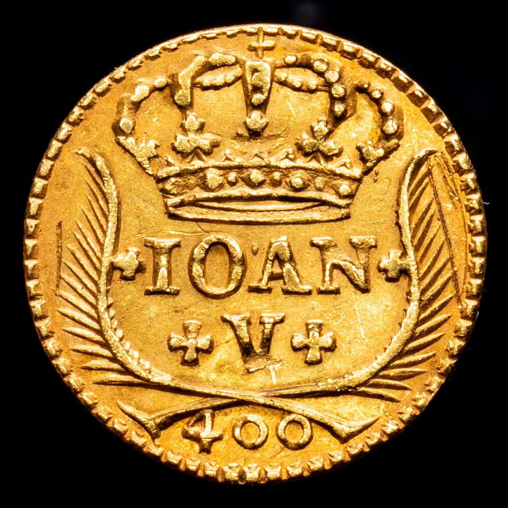 Portugal – Juan V. 400 Reis. (0,93 g.). 1736. KM-201. MBC+.