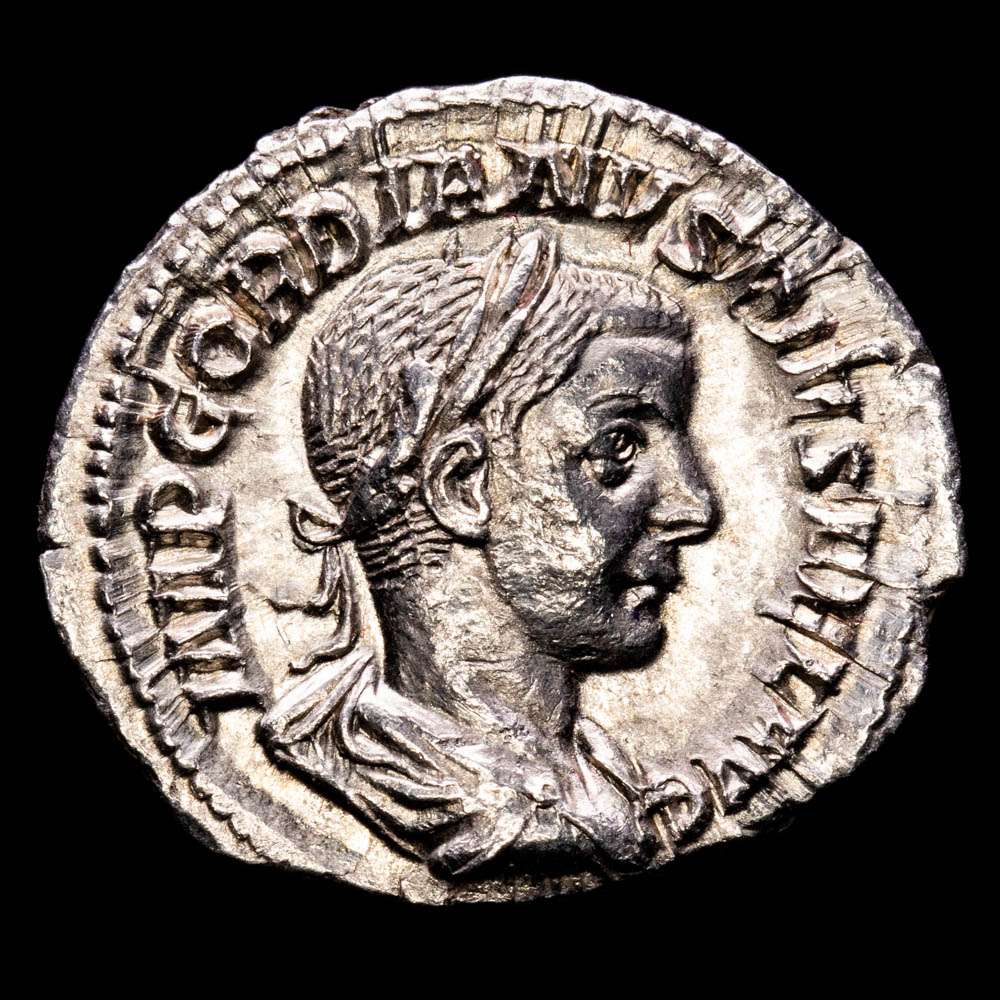 Gordiano III Denario 241-243 d.C. Roma RIC-IV-112 3,39 g EBC