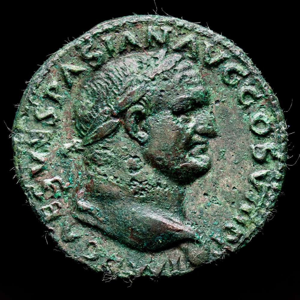 Vespasiano. As. (10,57 g.). Roma. 71 d.C.. RIC-II-1 322.
