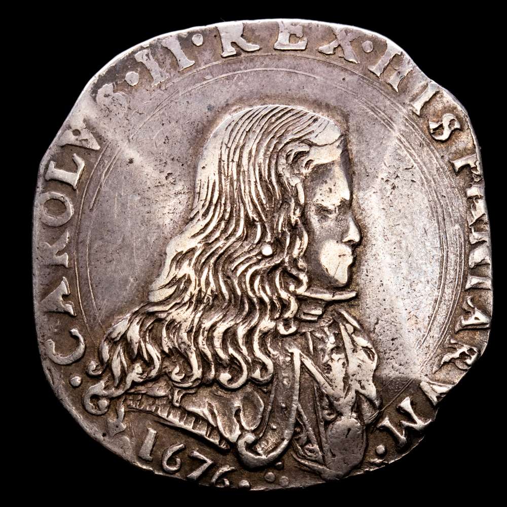 Carlos II. 1 Felipe. (27,87 g.). Milán. 1676. Tauler-3101. MBC+/EBC-. Escasa. Suave pátina. Buena acuñación