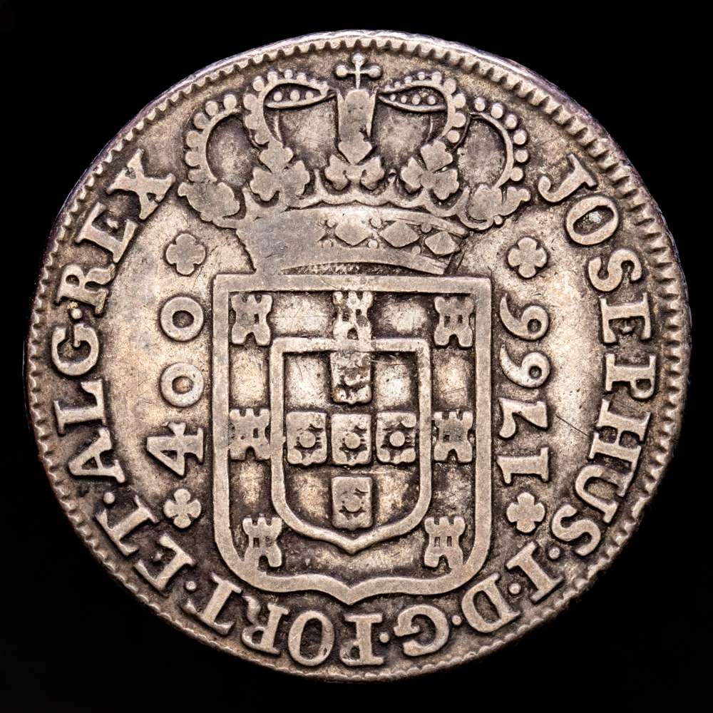 Portugal – Jose I. 400 Reis. (14,14 g.). Lisboa. 1766. K255,1. MBC.