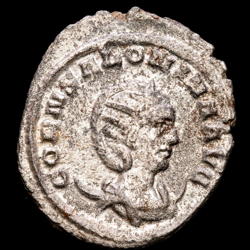 Salonina (esposa de Galieno), 254-268 d. C. Antoniniano. (3,52 g.). Samosata. RIC 71. VESTA AETERNA