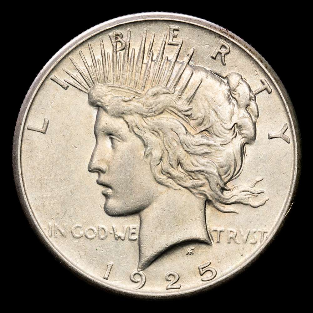 Estados Unidos de América. 1 Dollar. (26,75 g.). Philadelphia. 1925. KM-50. XF+.