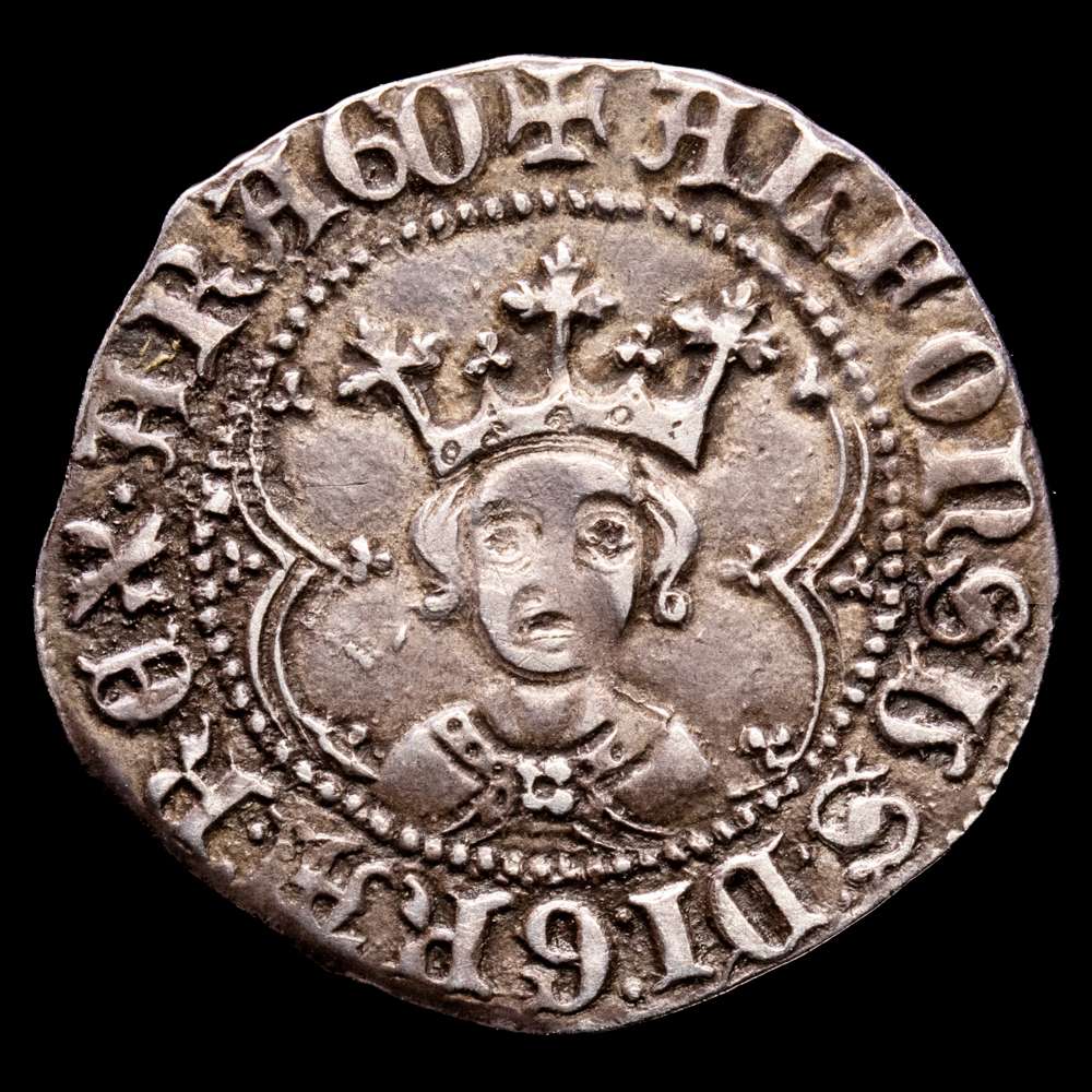 Corona de Aragón. Alfonso IV (1327-1336). 1 real. Valencia. (Cru-864.1). (Cru CG-2907 e). Ag. 3,29 gramos. Muy buen ejemplar. MBC+.
