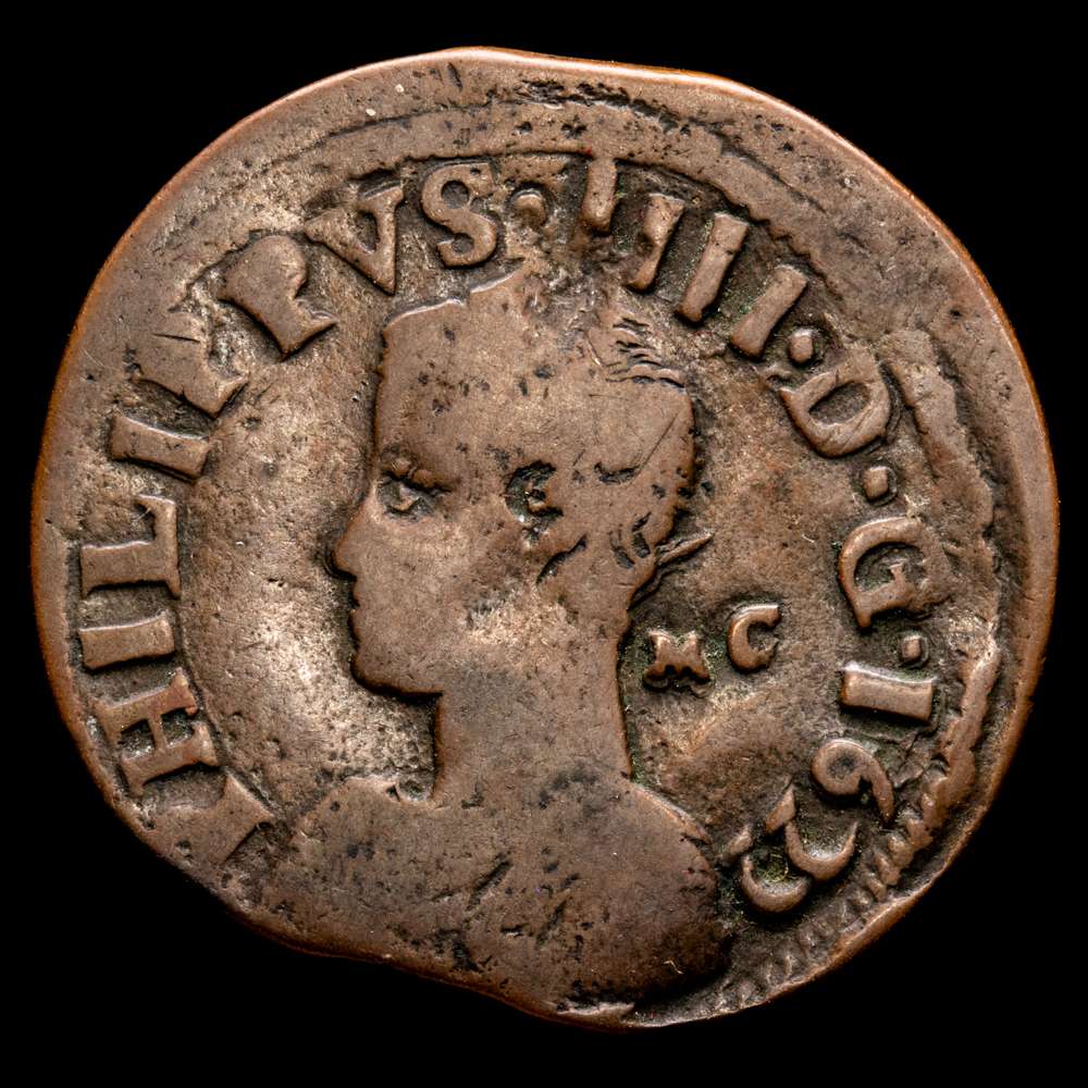 FELIPE IV (1621-1665). 2 Granos (4 Torneses). (Ee. 12,91 g/34 mm). 1622. Nápoles (Pannuti-Riccio 52). VF+.