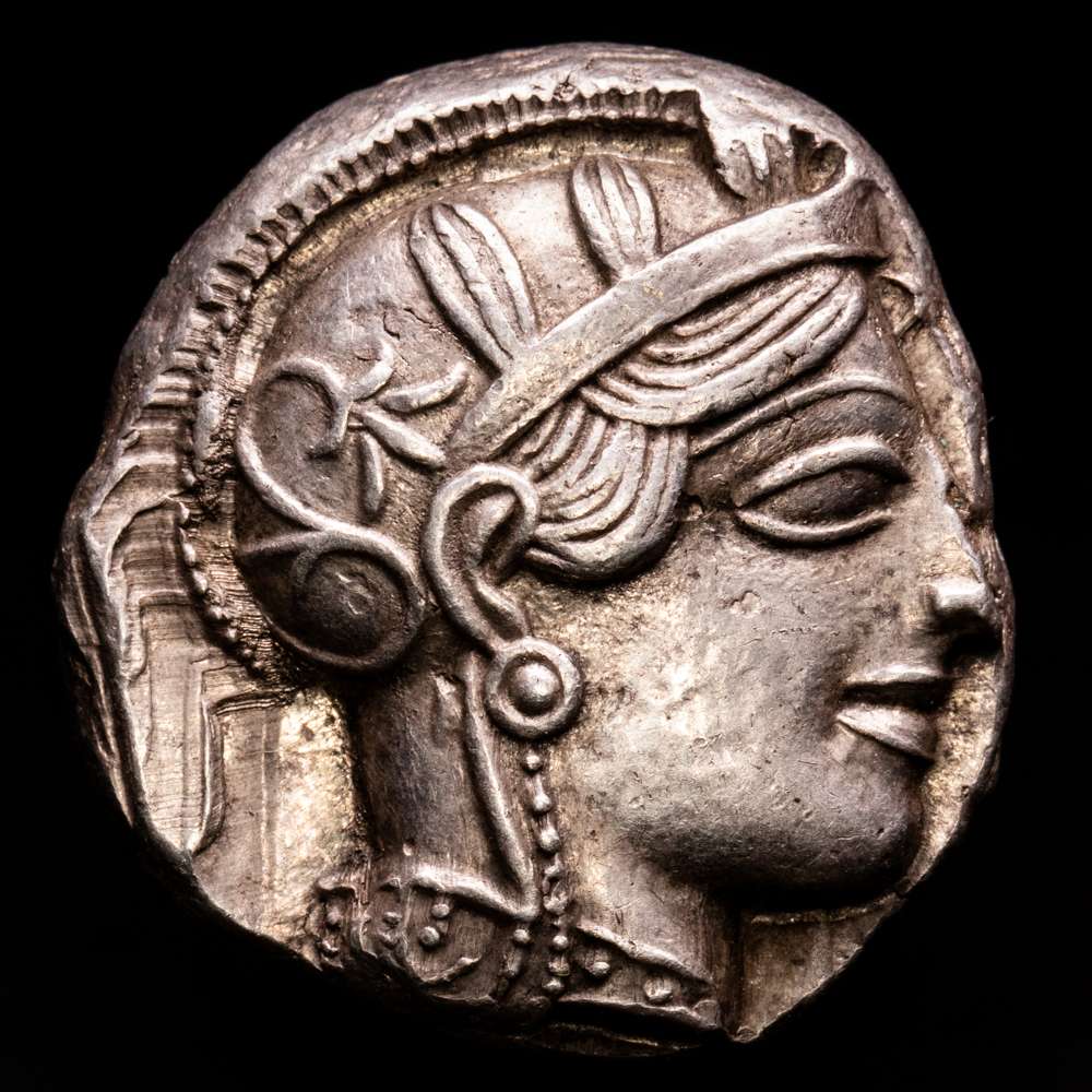 ÁTICA griega. Atenas. (Circa 465/2-454 a. C.). Tetradracma AR (25,7 mm, 17,21 g). HGC 4, 1597; Kroll 8 . XF.