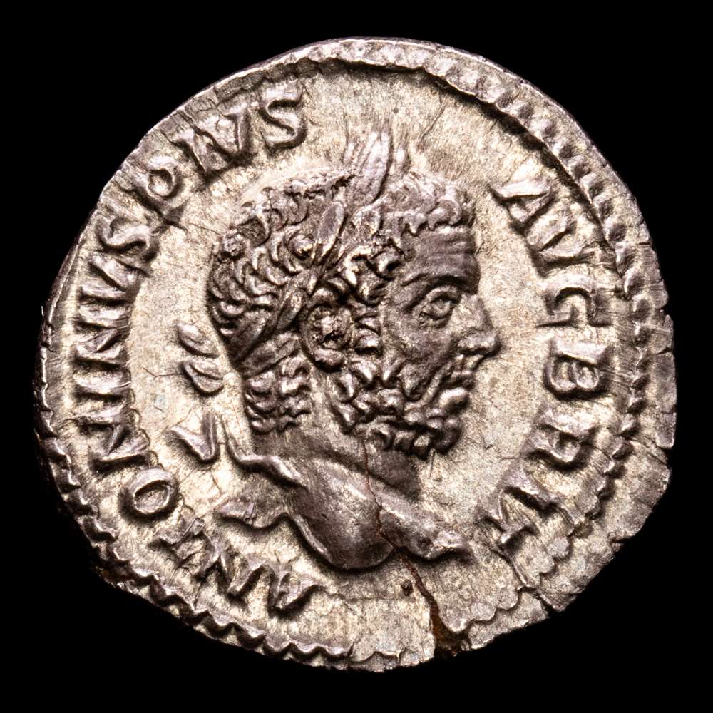 Denario; Geta como Augusto; 209-211 d. C., Roma, 211 d. C., Denario, 3,15 g. (S.6815, RIC 216, RSC 129). Bella pátina de monetario antiguo. EBC+.