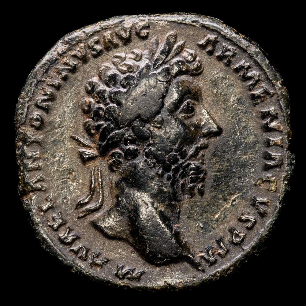 Marco Aurelio. Sestercio de bronce. (22,07 g, 32 mm). Roma. 165-166 d.C.. RIC-923. Excelente estado de conservación.