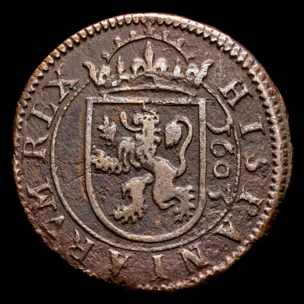 Felipe III (1598-1621). 8 maravedís. 1603. Segovia. (Cal-324). (Jarabo-Sanahuja-D215). Ae. 6,01 gramos. MBC-.