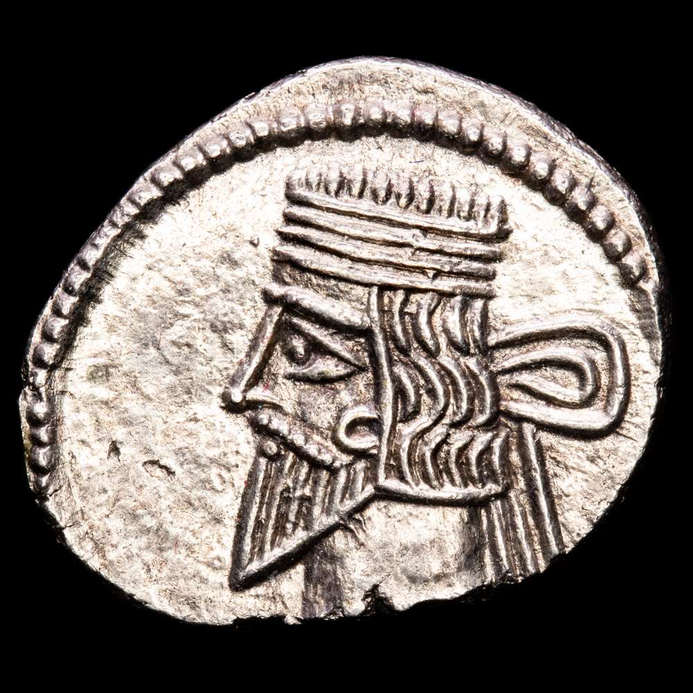 Grecia Antigua Imperio Parto. Vologases III. Dracma. 105-147 aC (Mitch-672). Ag. 3,38 gramos. EBC.