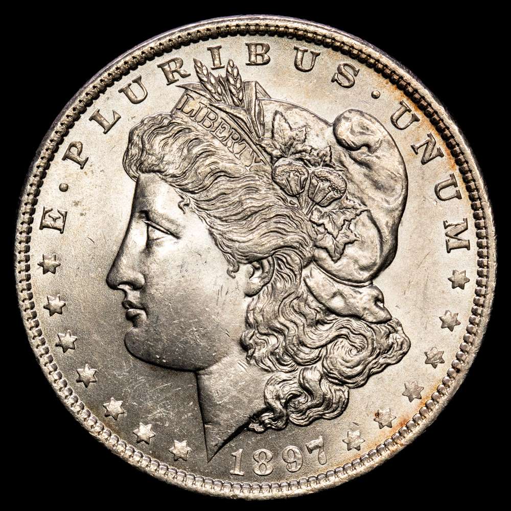 Estados Unidos de América. Morgan Dollar. (26,74 g.). 1897. KM-110. UNC-.