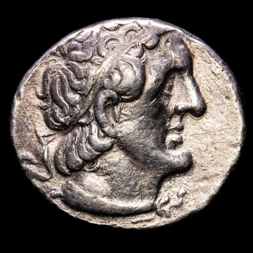 Egipto Ptolemaico, Tetradracma. Ptolomeo II “Filadelfo”.  (14,16 g.,27.8mm). Alejandría. 274 a.C.. Svoronos-644. VF.