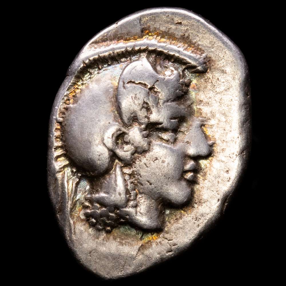 Grecia – Phasalos. Hemidracma. (3,01 g.). Tessalia. 480-400 a.C.. S-287-89. Pharsalos V9/R10; HGC 632. VF.