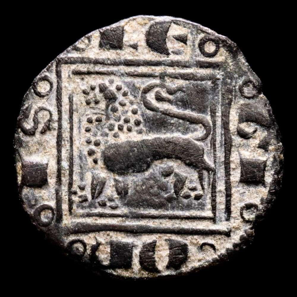 Alfonso X. Obolo. (0,5g.). S/C. (1252-1284). CY-1171. MBC+.