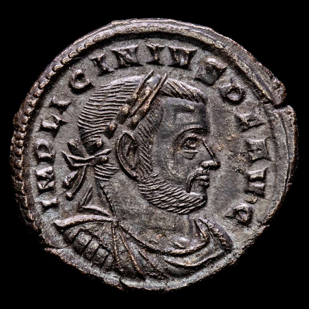 Licinio I (308-324). Follis. Tréveris. RIC 120. 3,09 g. 21 mm. Muy bien conservado.