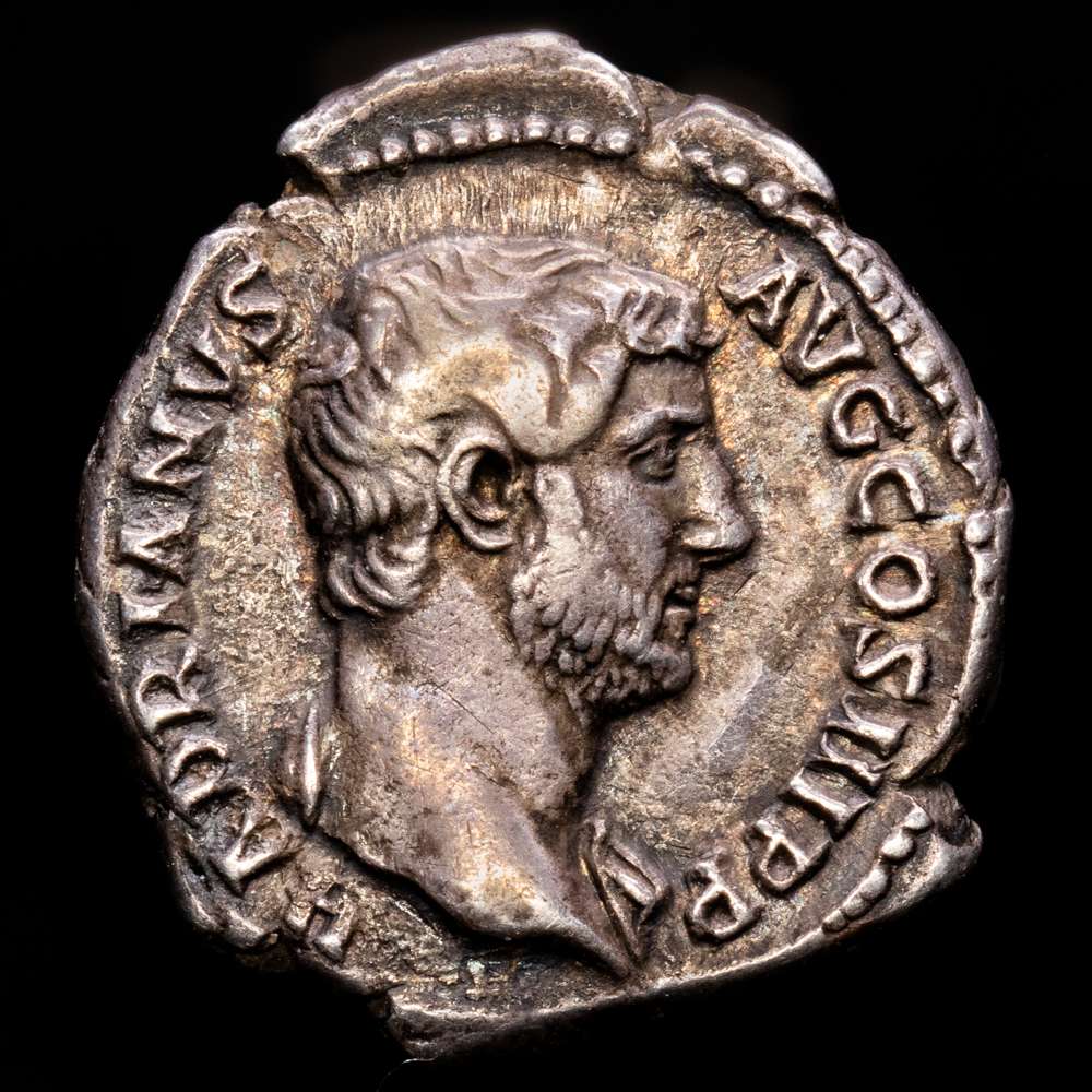 Adriano. Denario. 134-138 d.C. Roma. (Ric-II 3.1482). (Bmcre-801).  Ag. 3,24 g. MBC+. Suave pátina.