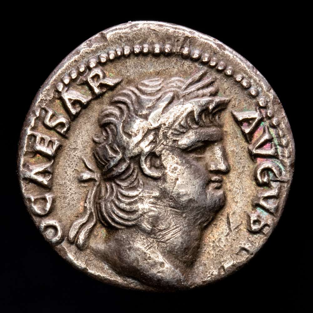 Imperio Romano, Nerón (54-68 d. C.), denario, Roma. (RIC.53; RCS.II, 119). IVPPITER – CVSTOS. Muy bien conservado. Ex Colección T. R. Hardaker.